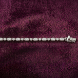 2.40 Carat Marquise & Round Alternating Tennis Bracelet