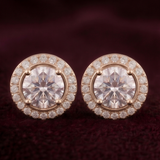 Circlet Halo 1 Carat Solitaire Lab-Grown Diamond Studs