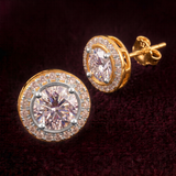 Circlet Halo 1 Carat Solitaire Lab-Grown Diamond Studs
