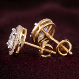 Circlet Halo 1 Carat Solitaire Lab-Grown Diamond Studs