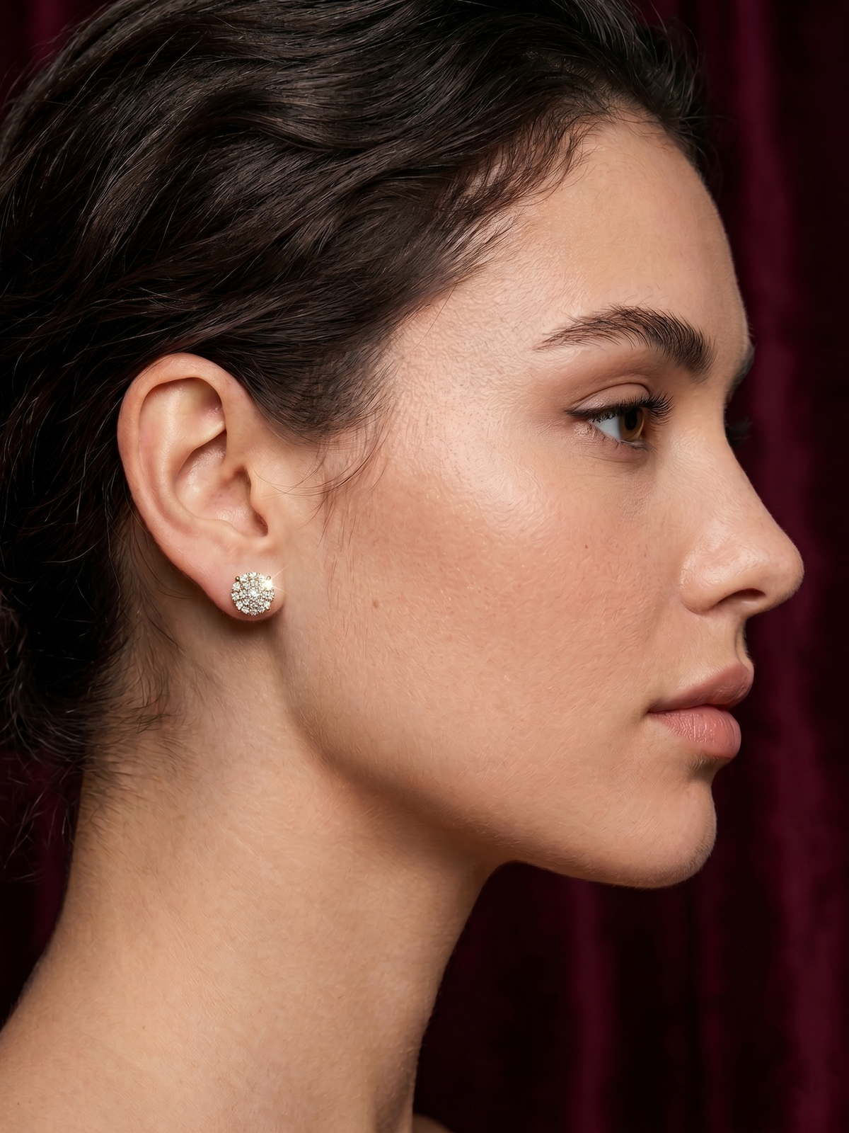 2.64 Carats Diamond Earrings