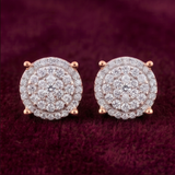 2.64 Carats Diamond Earrings