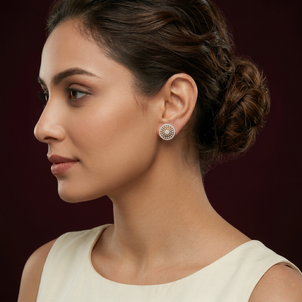 Evorra Chakra Wheel 2.15 Carats Lab-Grown Diamond Studs
