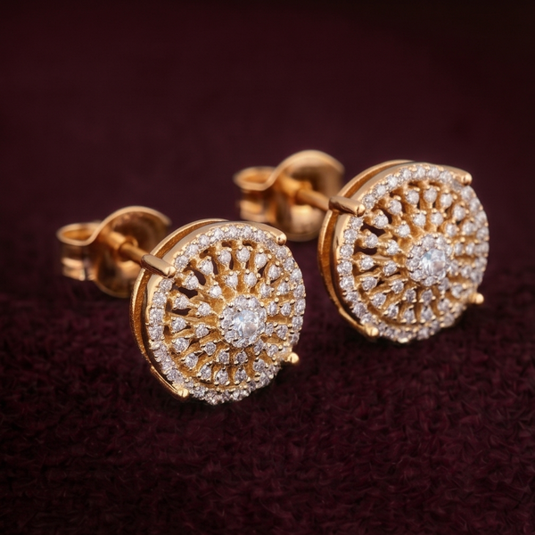 Evorra Chakra Wheel 2.15 Carats Lab-Grown Diamond Studs