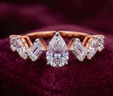 The Valencia Multi-Cut Solitaire Ring