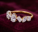 The Valencia Multi-Cut Solitaire Ring