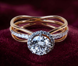 The Multi-Strand Halo Solitaire Ring