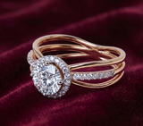 The Multi-Strand Halo Solitaire Ring