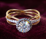 The Multi-Strand Halo Solitaire Ring