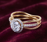 The Multi-Strand Halo Solitaire Ring