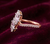 The Marquise Toi et Moi Ring