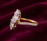 The Marquise Toi et Moi Ring