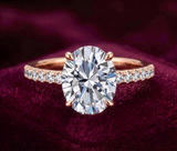 The Oval Grace Solitaire Ring
