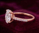The Oval Grace Solitaire Ring