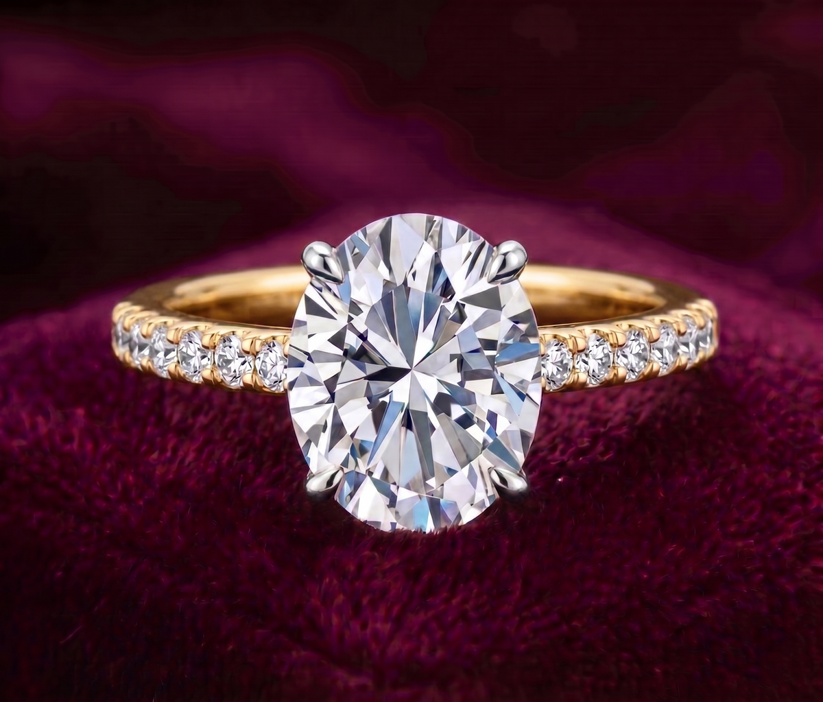 The Oval Grace Solitaire Ring