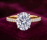 The Oval Grace Solitaire Ring