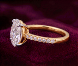 The Oval Grace Solitaire Ring