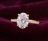 The Oval Grace Solitaire Ring