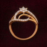 .32 Carat Astraea Floral Swirl Ring