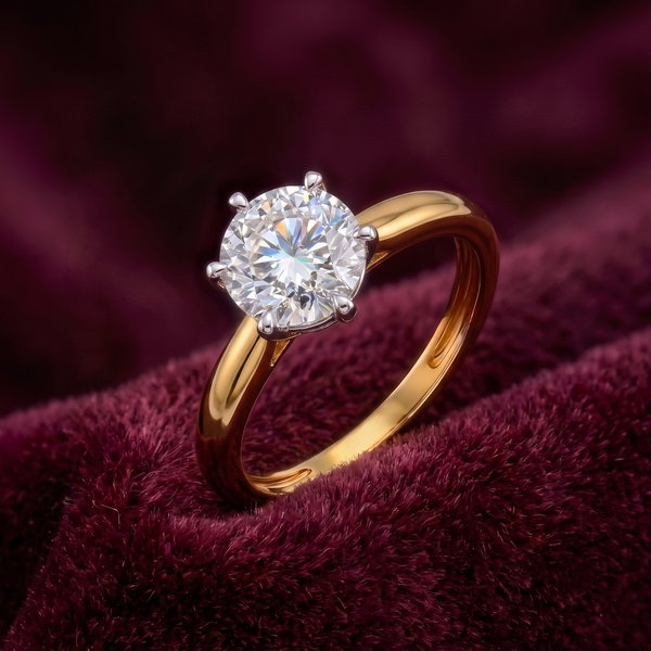 1 Carat Classic Round Solitaire Ring