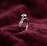 The Pavé Solitaire Ring